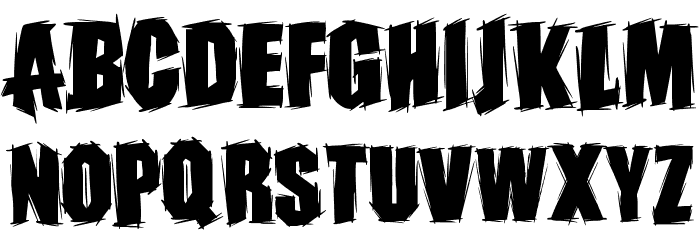 Ghost Armor Font LOWERCASE