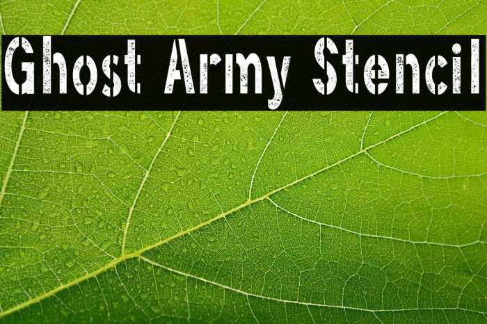 Ghost Army Stencil Example 3
