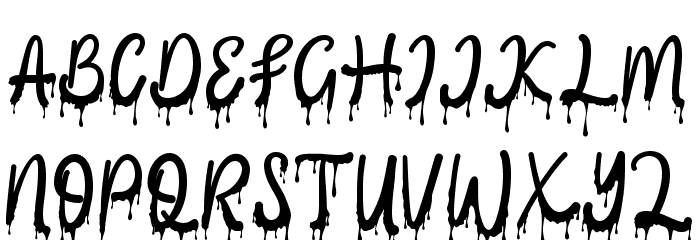 Ghost Blood Font Litere mari