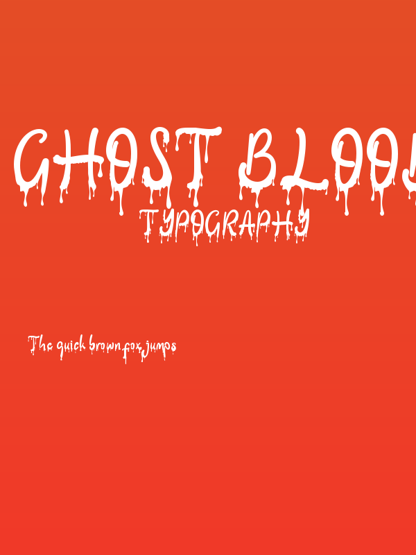 Ghost Blood Poster