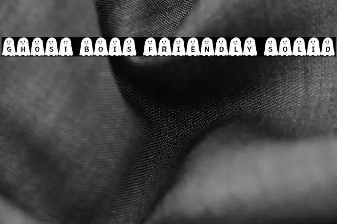 Ghost Bois Friendly Solid Font examples