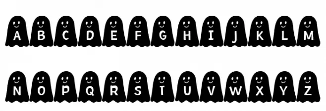 Ghost Bois Friendly Solid Шрифта строчной