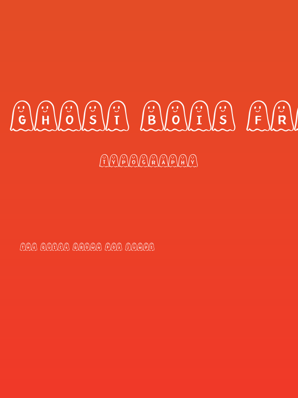 Ghost Bois Friendly Poster