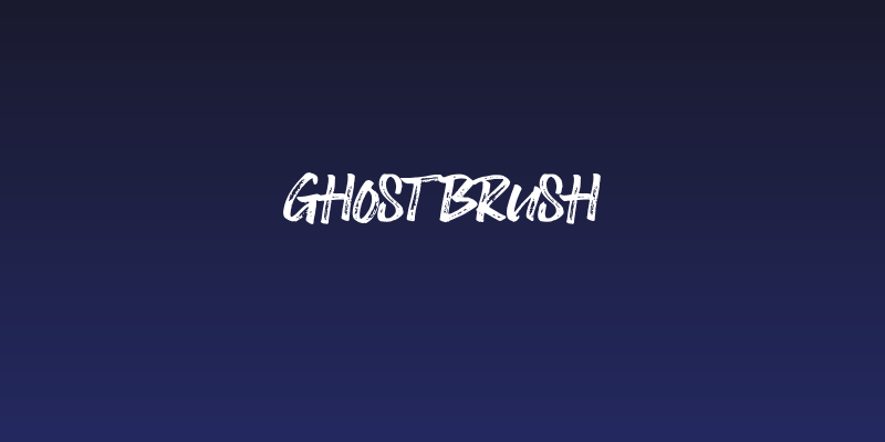 Ghost Brush Social Header