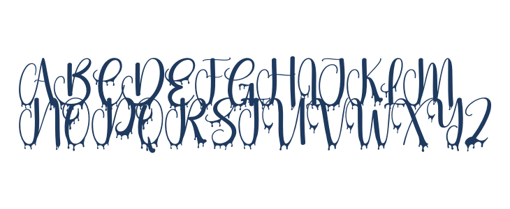 Ghost Christmas Uppercase