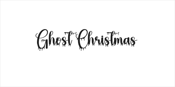 Ghost Christmas Logo