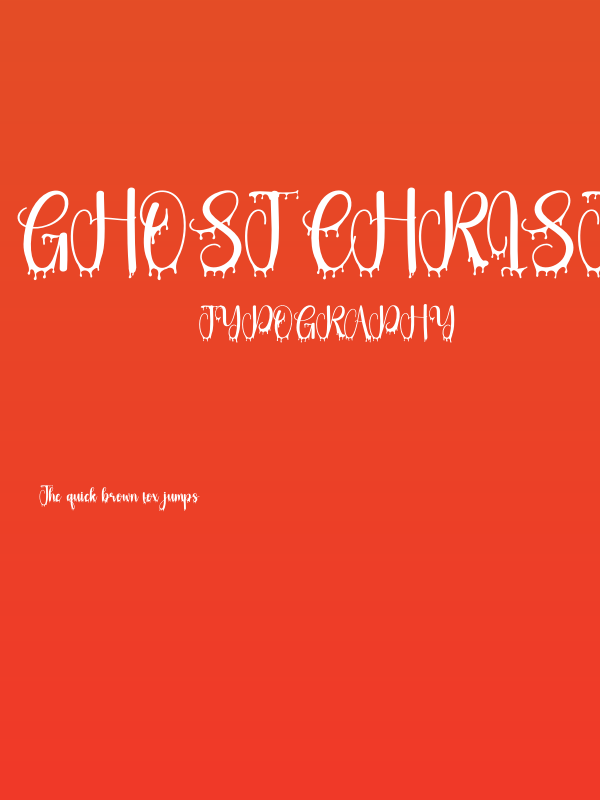 Ghost Christmas Poster