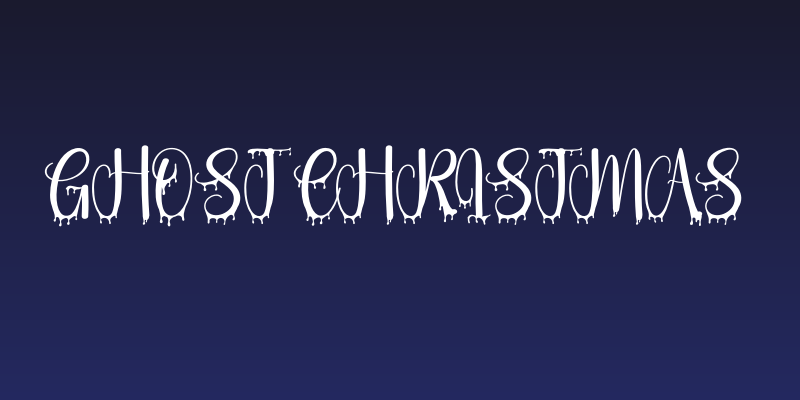 Ghost Christmas Social Header