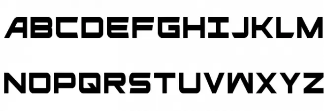 Ghost Clan Condensed フォント 大文字