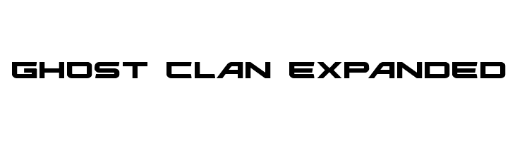 Ghost Clan Expanded  Frei Schriftart Herunterladen