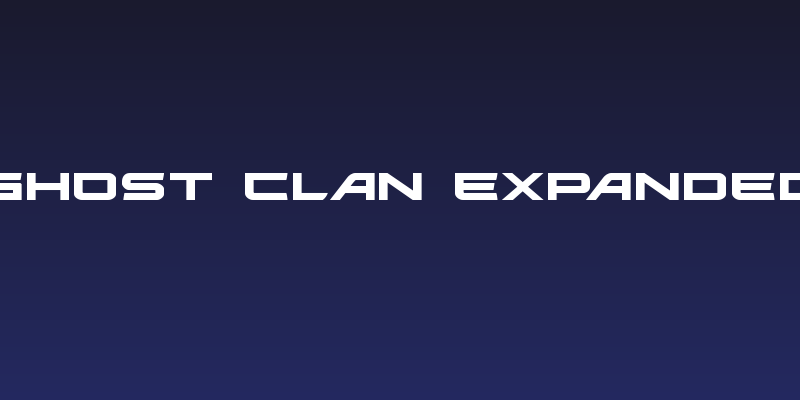 Ghost Clan Expanded Social Header