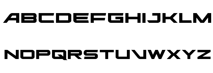 Ghost Clan Expanded Font LOWERCASE