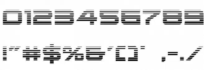 Ghost Clan Gradient Regular Font OTHER CHARS