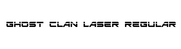 Ghost Clan Laser Regular  免费字体下载