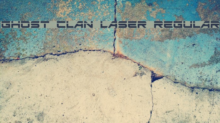 Ghost Clan Laser Regular Example 1