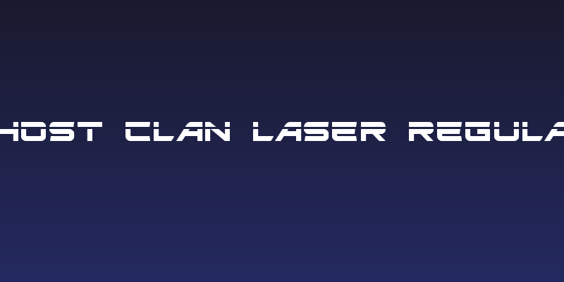 Ghost Clan Laser Regular Social Header