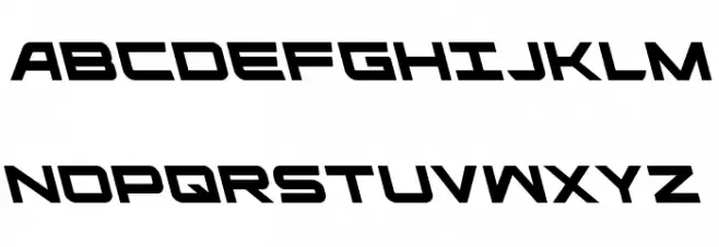 Ghost Clan Leftalic Шрифта ВЕРХНИЙ