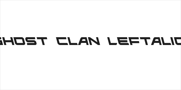 Ghost Clan Leftalic Logo
