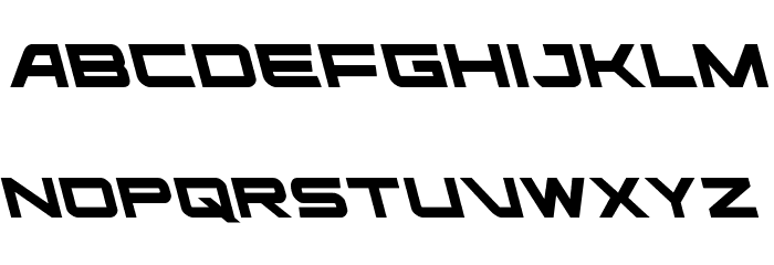 Ghost Clan Leftalic Font LOWERCASE