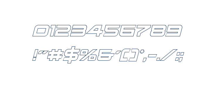 Ghost Clan Outline Italic Other Characters