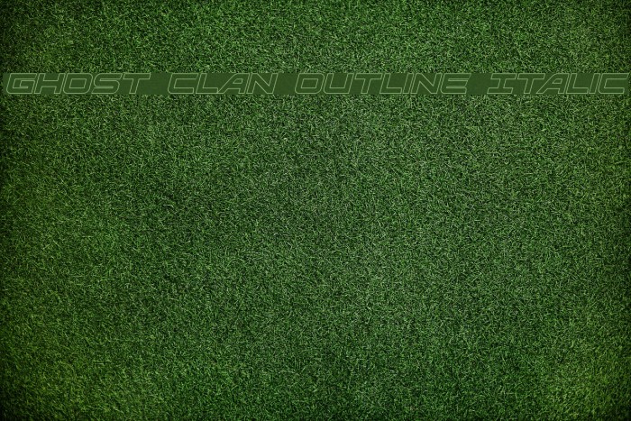 Ghost Clan Outline Italic Example 1