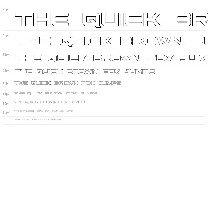 Ghost Clan Outline Regular Waterfall