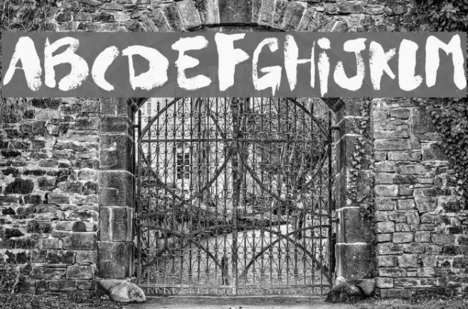 Ghost Crazy Font examples