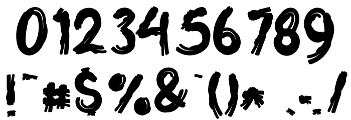 Ghost Death Font OTHER CHARS