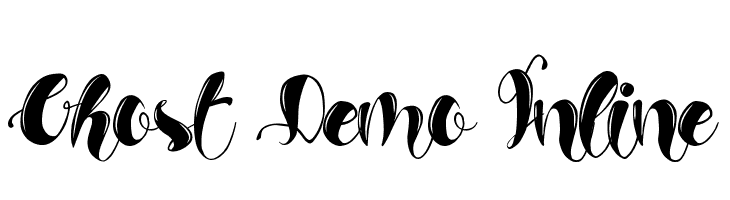 Ghost Demo Inline  font caratteri gratis