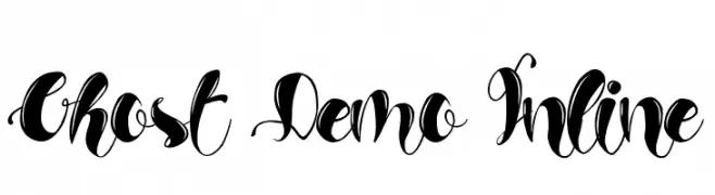 Ghost Demo Inline  لخطوط تنزيل