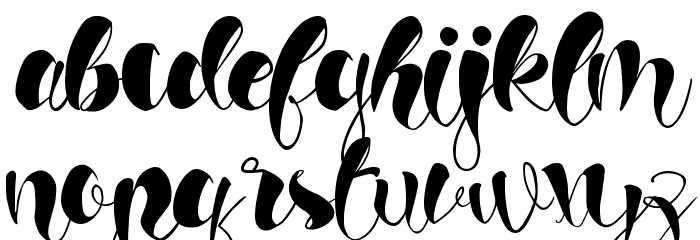 Ghost Demo Font LOWERCASE