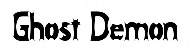 Ghost Demon  Frei Schriftart Herunterladen