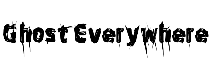 Ghost Everywhere  免费字体下载