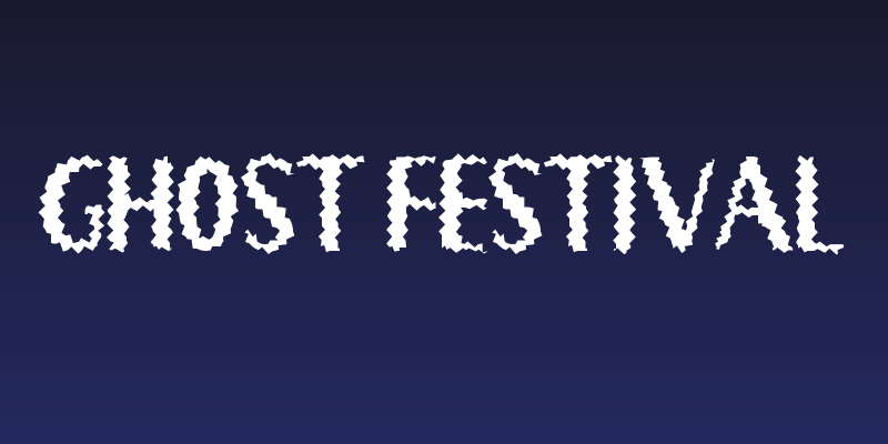 Ghost Festival Social Header