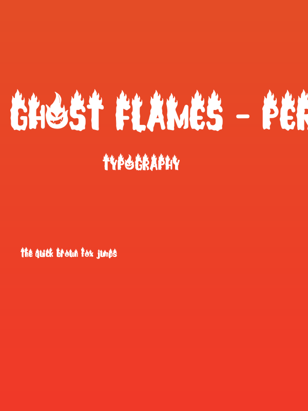 Ghost Flames - Personal Use Poster