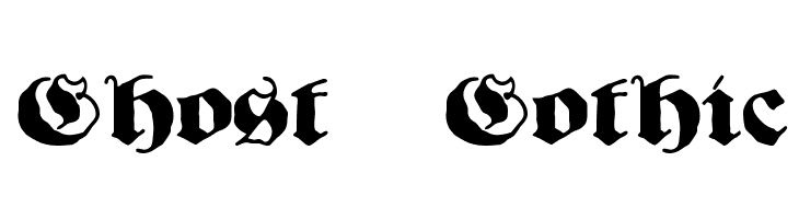 Ghost Gothic Font