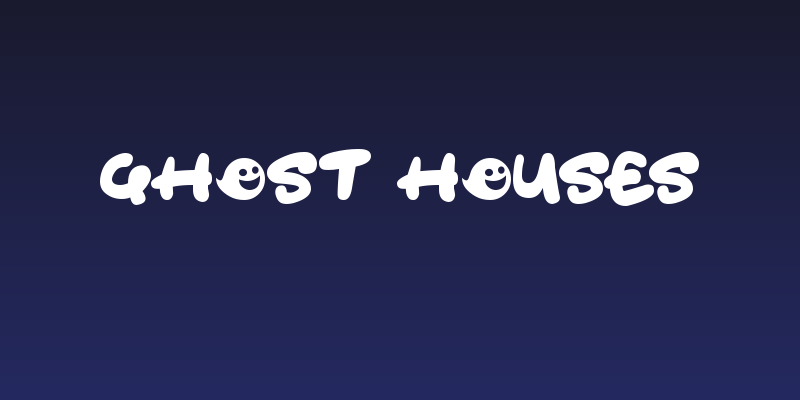 Ghost HOuses Social Header