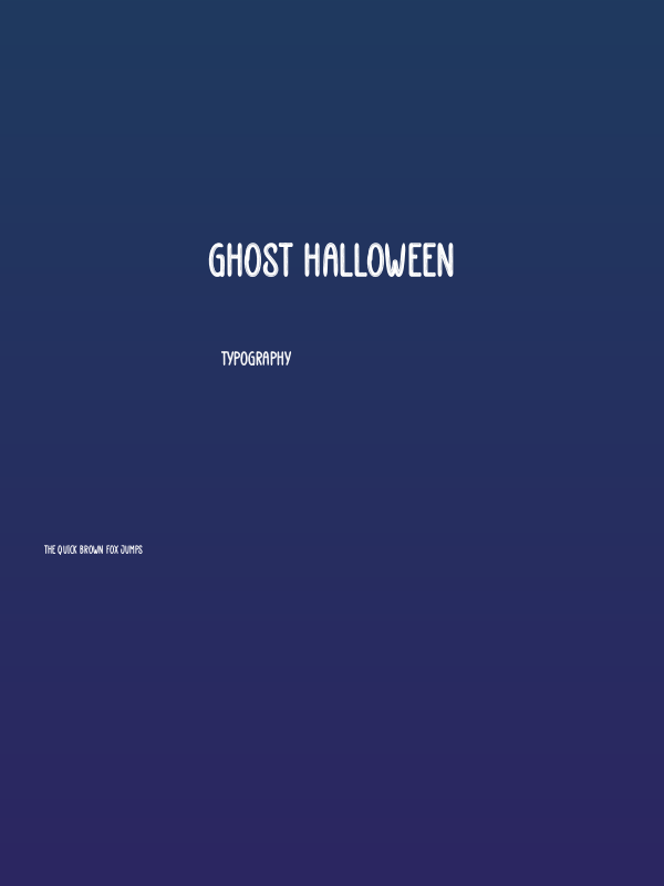 Ghost Halloween Poster