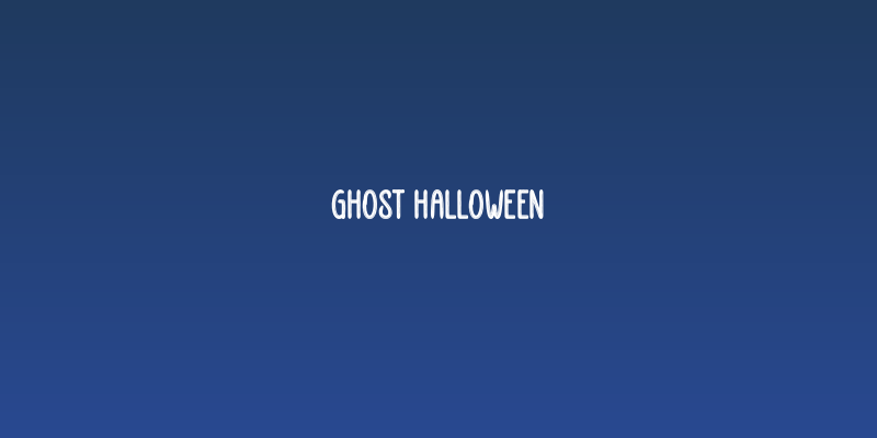 Ghost Halloween Social Header