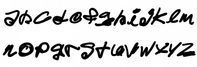 Ghost House خط أحرف صغيرة