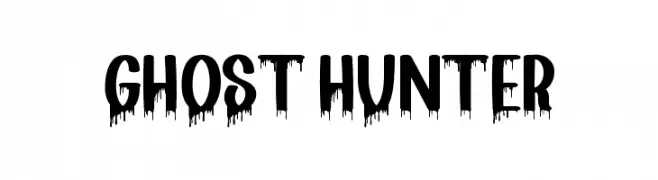 Ghost Hunter  تنزيل الخطوط