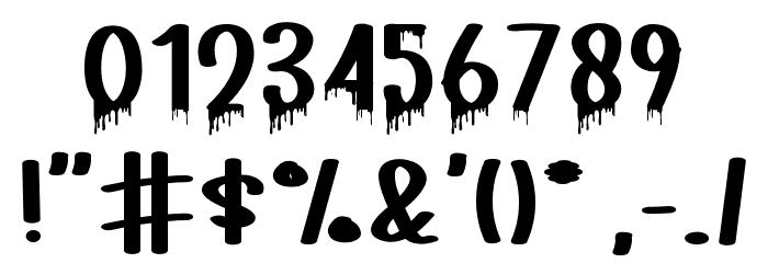 Ghost Hunter Font Alte caractere