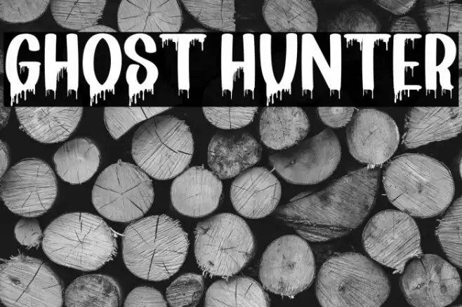 Ghost Hunter Schriftart examples