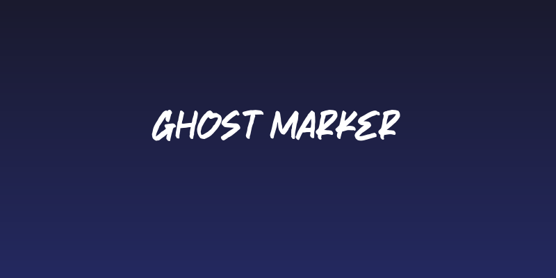 Ghost Marker Social Header