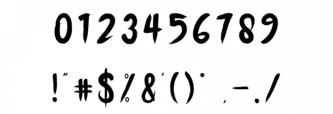 Ghost Nest Font OTHER CHARS