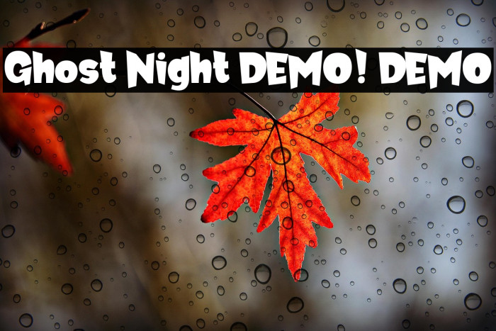 Ghost Night DEMO! DEMO Example 1