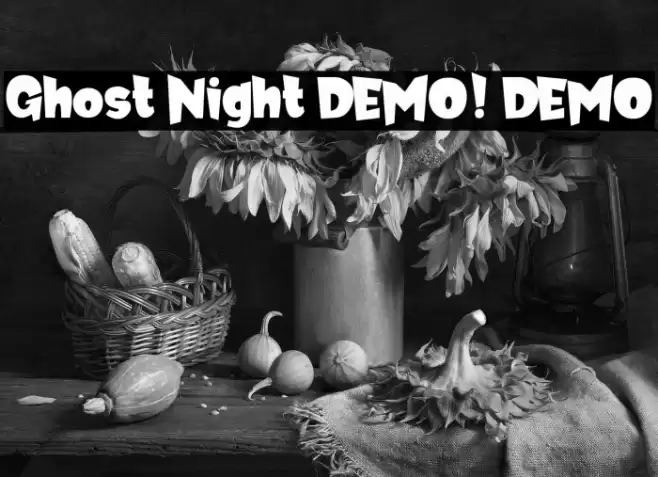 Ghost Night DEMO! DEMO Caratteri examples