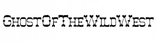 Ghost Of The Wild West  font caratteri gratis