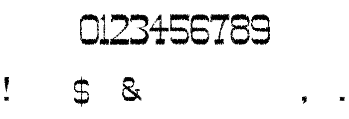 Ghost Of The Wild West Font OTHER CHARS