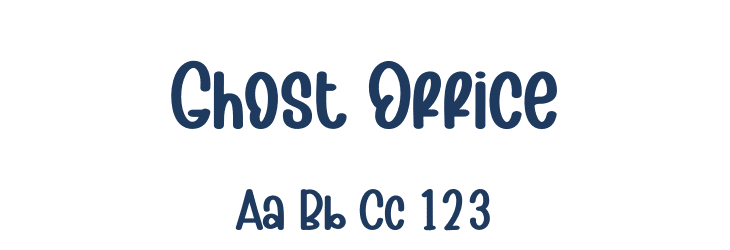Ghost Office Font Preview
